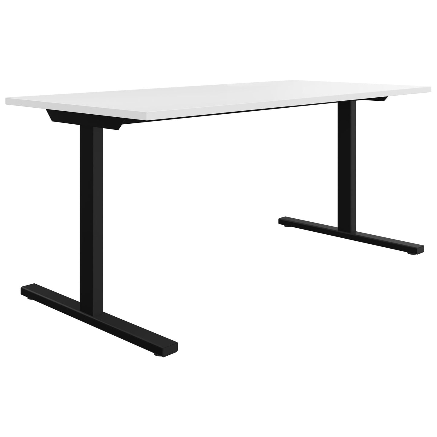 Bureau T-EASY | 1200 - 1800 mm, blanc