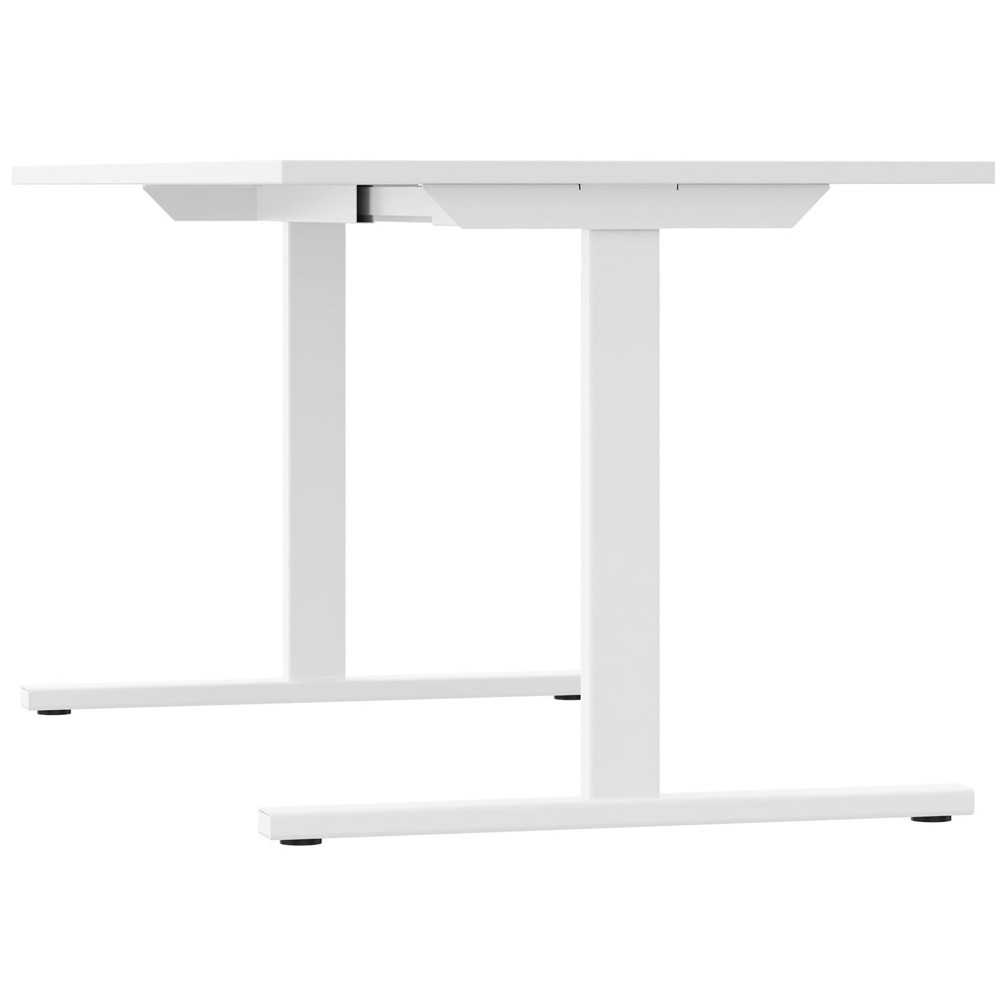 Bureau T-EASY | 1200 - 1800 mm, blanc