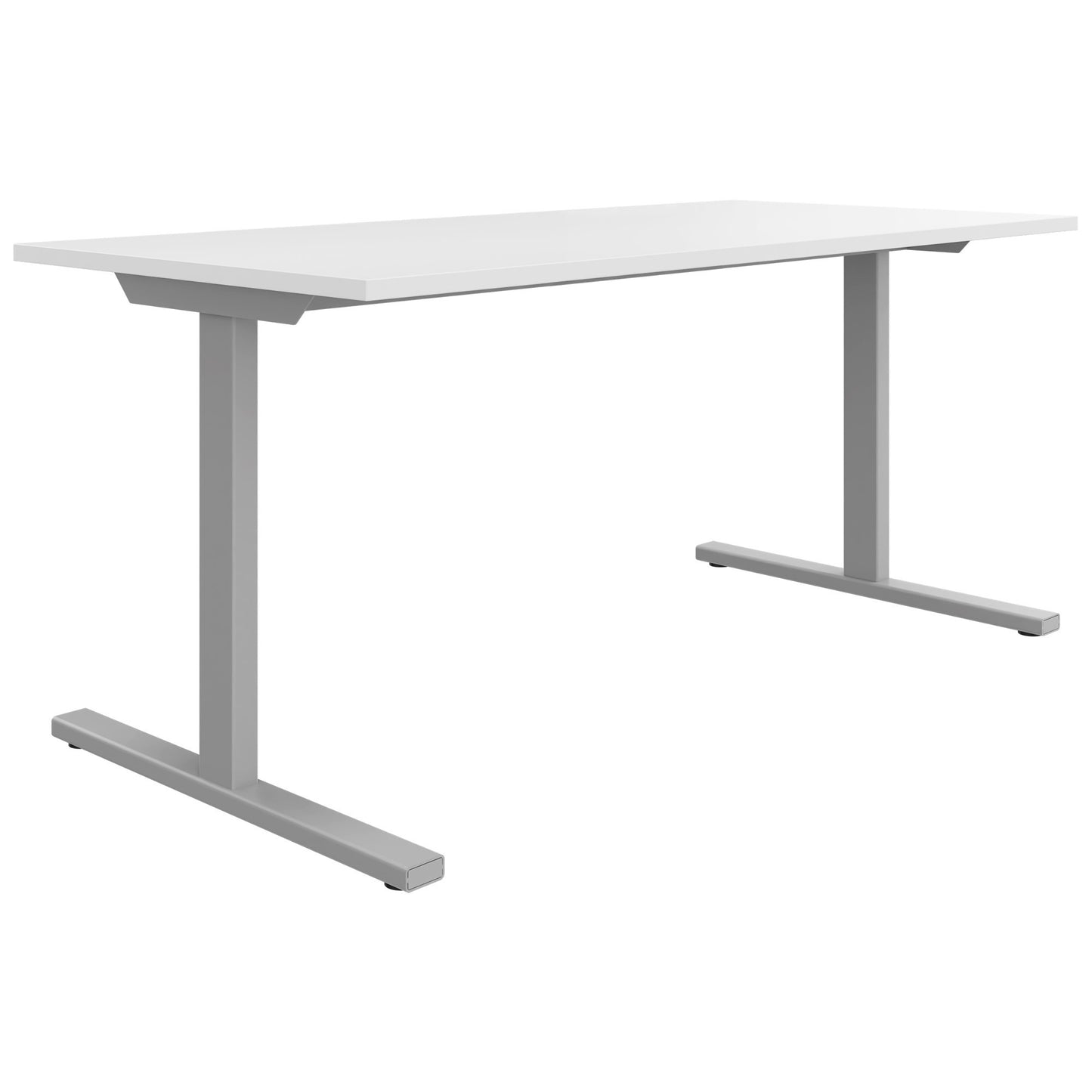 Bureau T-EASY | 1200 - 1800 mm, blanc