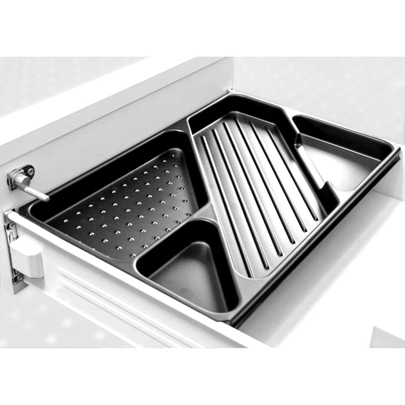Schubladen-Einsatz | Materialschale, Stifte-Organizer, Schwarz