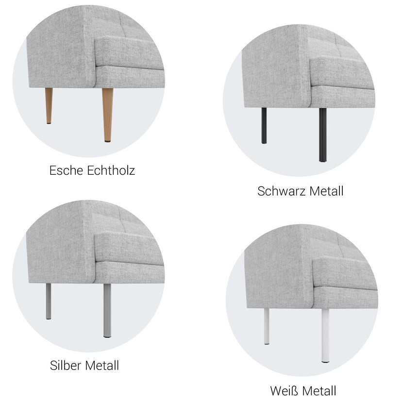 ARCIPELAGO Sofa | 1-Sitzer, Bezugsstoffe BERTA / SYNERGY
