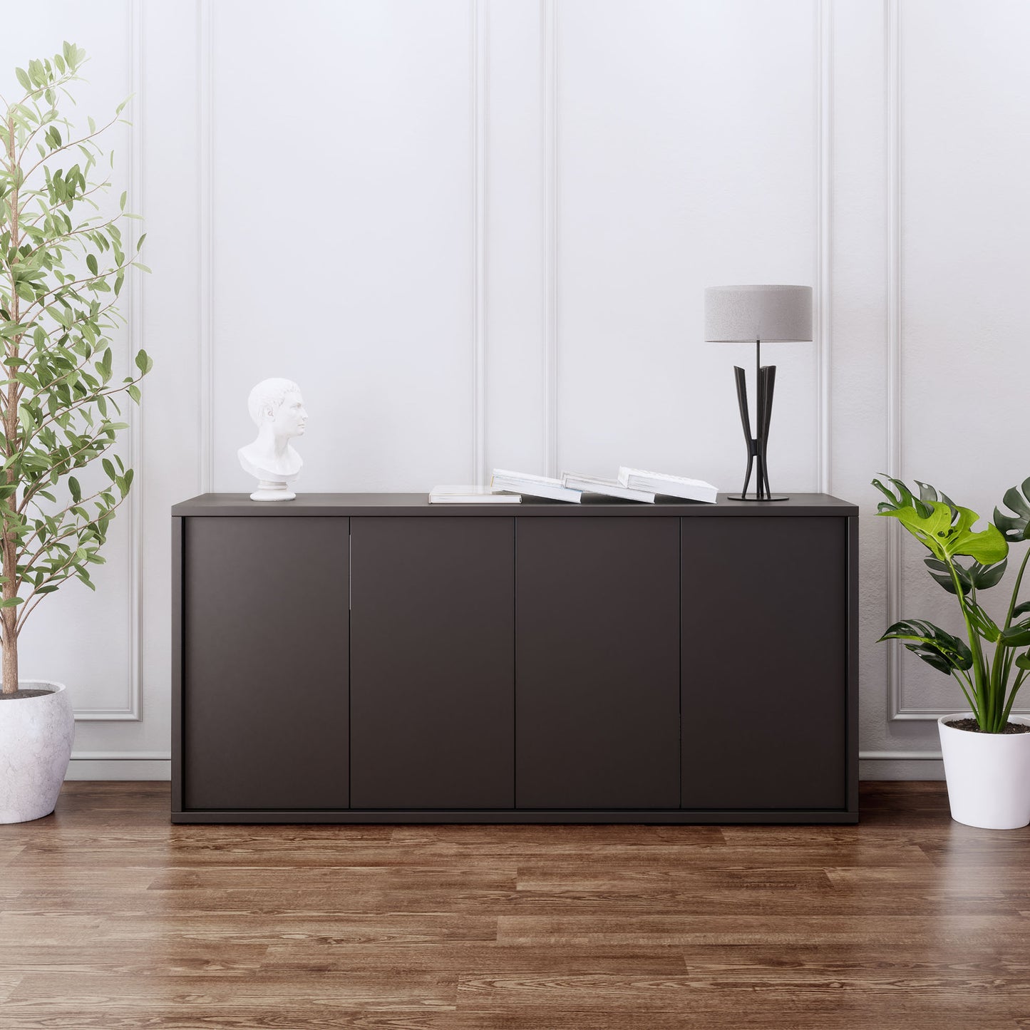 Buffet NOVA | 2 OH, 1615 x 750 mm, anthracite