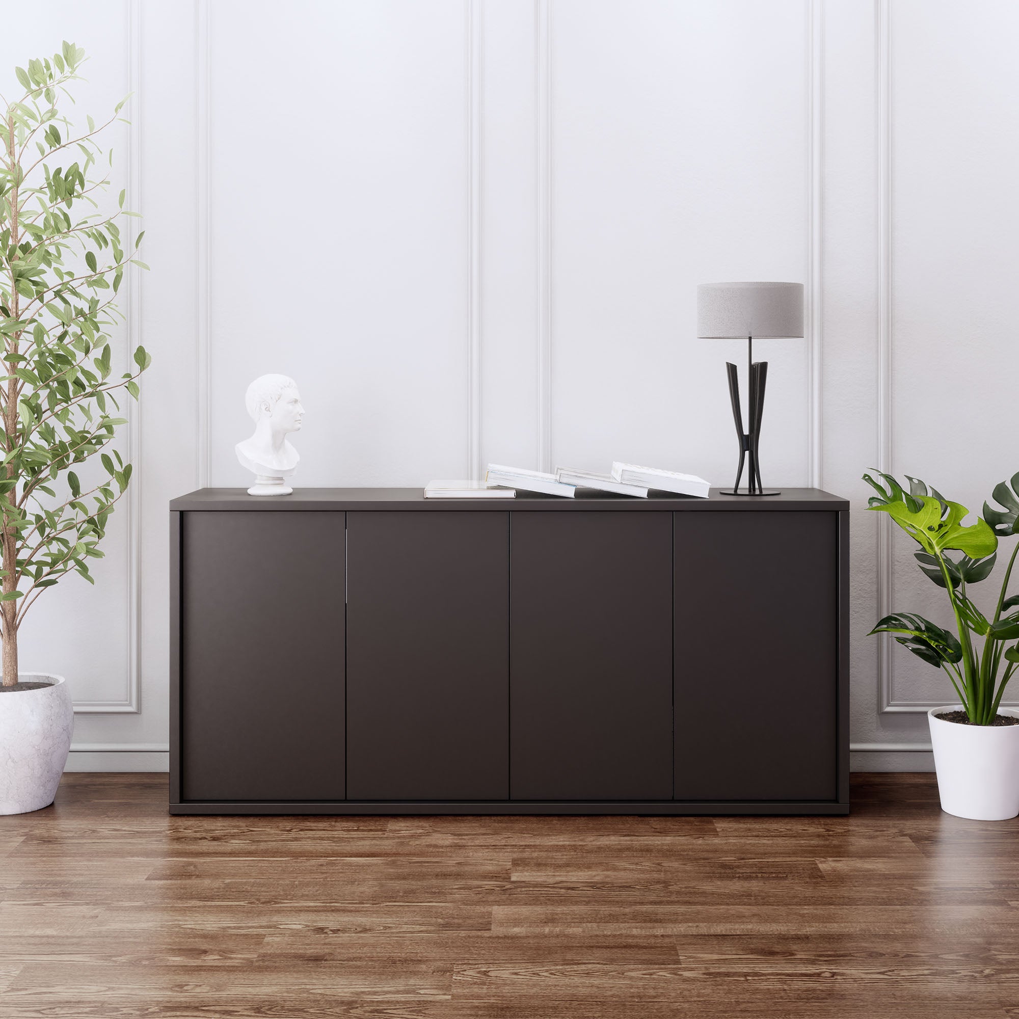 NOVA Sideboard | 2 OH, 1615 x 750 mm, Anthrazit
