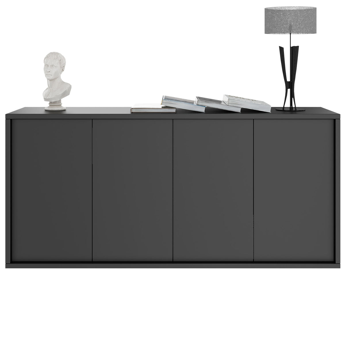 NOVA Sideboard | 2 OH, 1615 x 750 mm, Anthrazit - 8 Lightbox Main Image