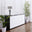 NOVA Buffet | 2 oh, 1615 x 750 mm, anthracite / blanc