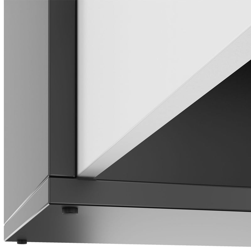NOVA Sideboard | 2 OH, 1615 x 750 mm, Anthrazit / Weiß - 12 Main Image