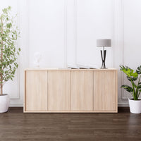 NOVA Sideboard | 2 OH, 1615 x 750 mm, Bernsteineiche