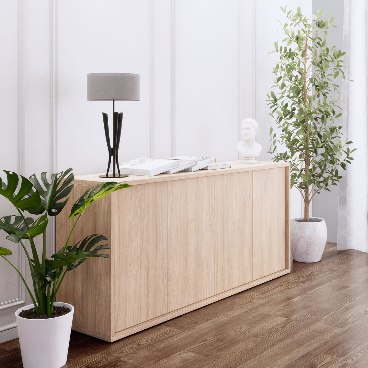 NOVA Sideboard | 2 OH, 1615 x 750 mm, rovere ambra  - 1 Lightbox Main Image