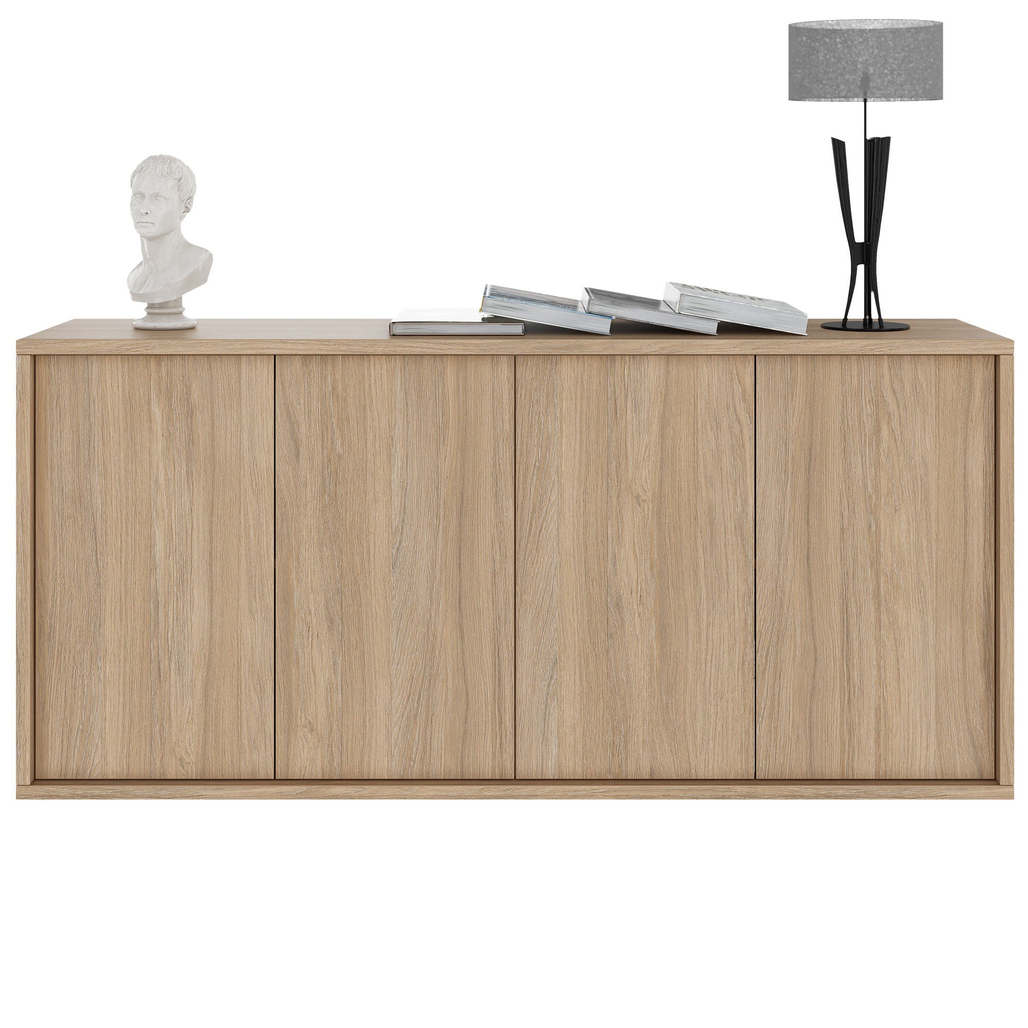 NOVA sideboard | 2 OH, 1615 x 750 mm, amber oak