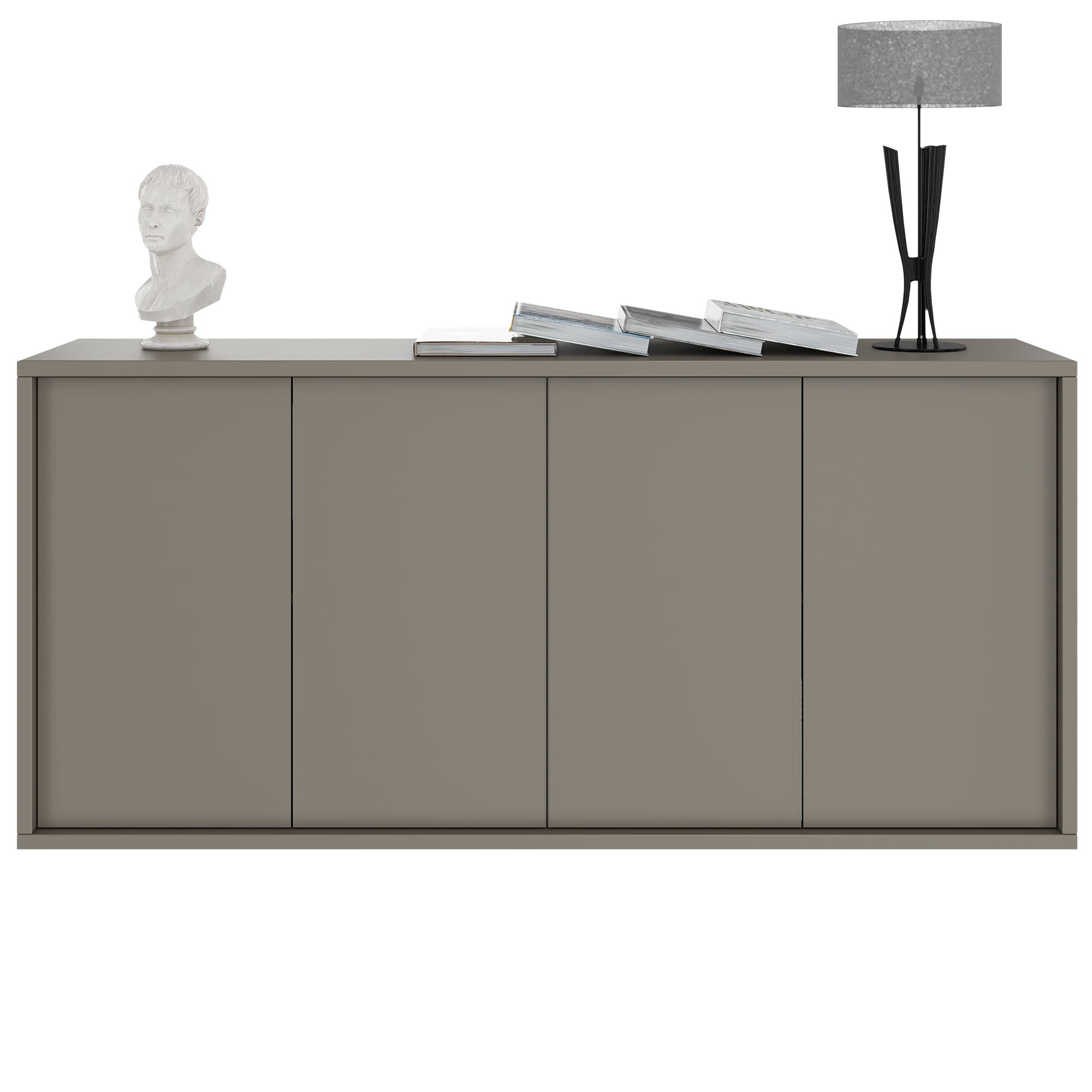 NOVA Buffet | 2 oh, 1615 x 750 mm, gris cubanite