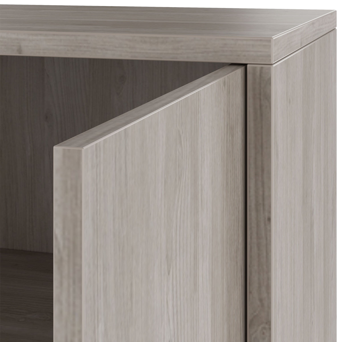 NOVA Credenza | 2 OH, 1615 x 750 mm, rovere nordico grigio  - 11 Lightbox Main Image