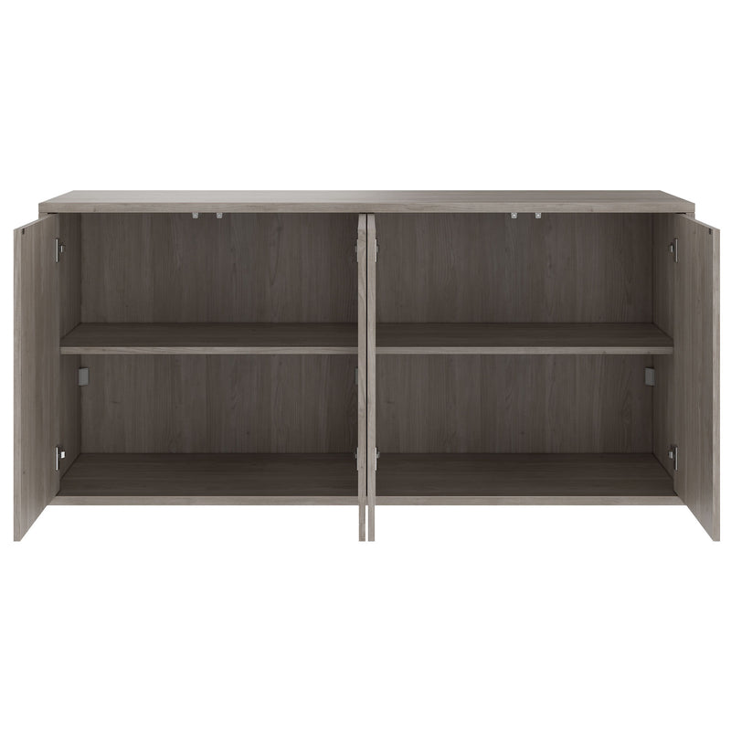 NOVA Credenza | 2 OH, 1615 x 750 mm, rovere nordico grigio  - 13 Main Image