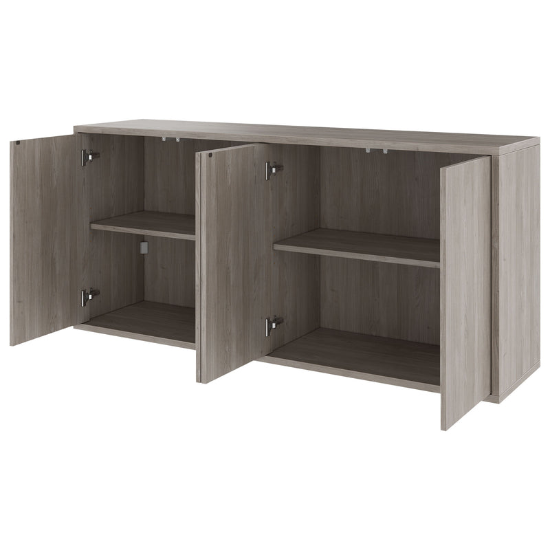 NOVA Credenza | 2 OH, 1615 x 750 mm, rovere nordico grigio  - 14 Main Image