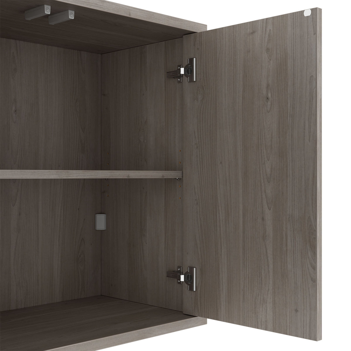 NOVA Credenza | 2 OH, 1615 x 750 mm, rovere nordico grigio  - 15 Lightbox Main Image