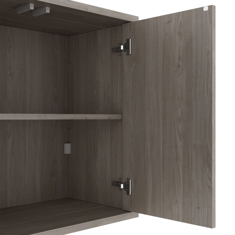 NOVA Credenza | 2 OH, 1615 x 750 mm, rovere nordico grigio  - 15 Main Image