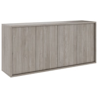 NOVA sideboard | 2 OH, 1615 x 750 mm, gray northern oak