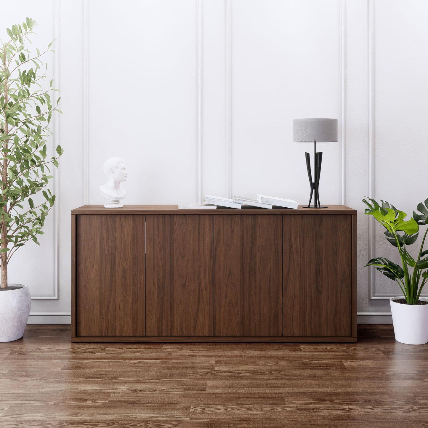 NOVA sideboard | 2 OH, 1615 x 750 mm, walnut