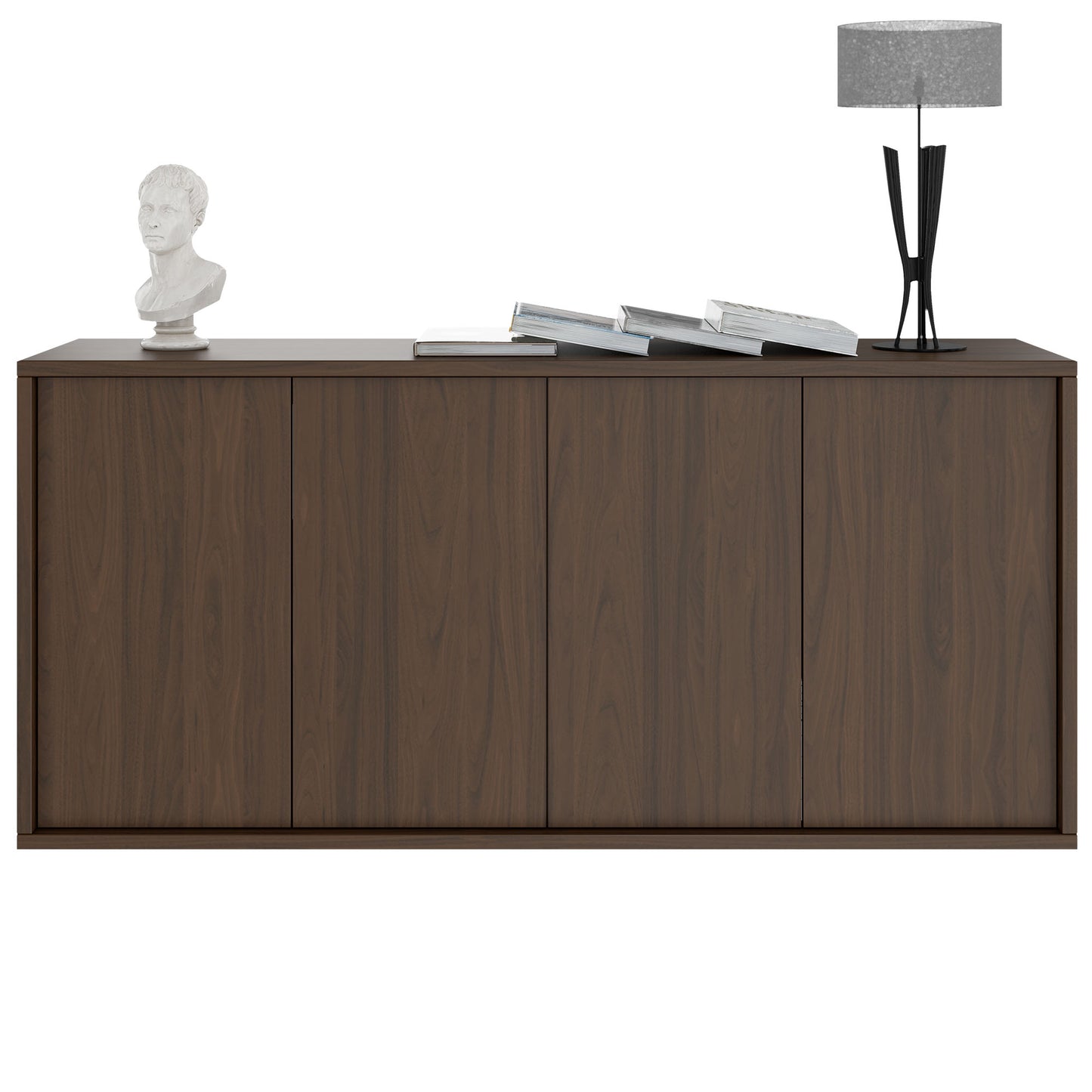 NOVA Sideboard | 2 OH, 1615 x 750 mm, Nussbaum