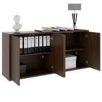 NOVA sideboard | 2 OH, 1615 x 750 mm, walnut