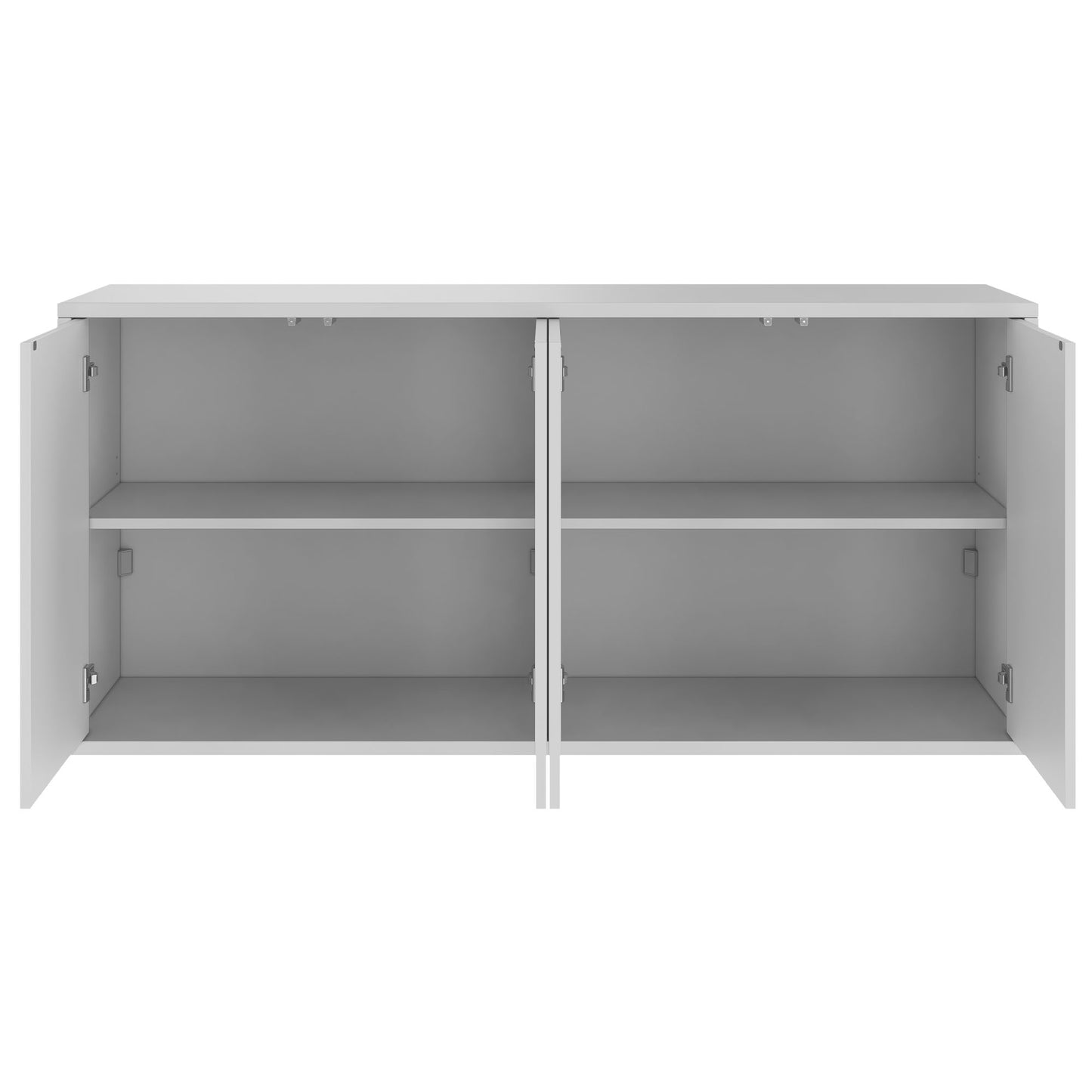 NOVA sideboard | 2 OH, 1615 x 750 mm, pearl gray