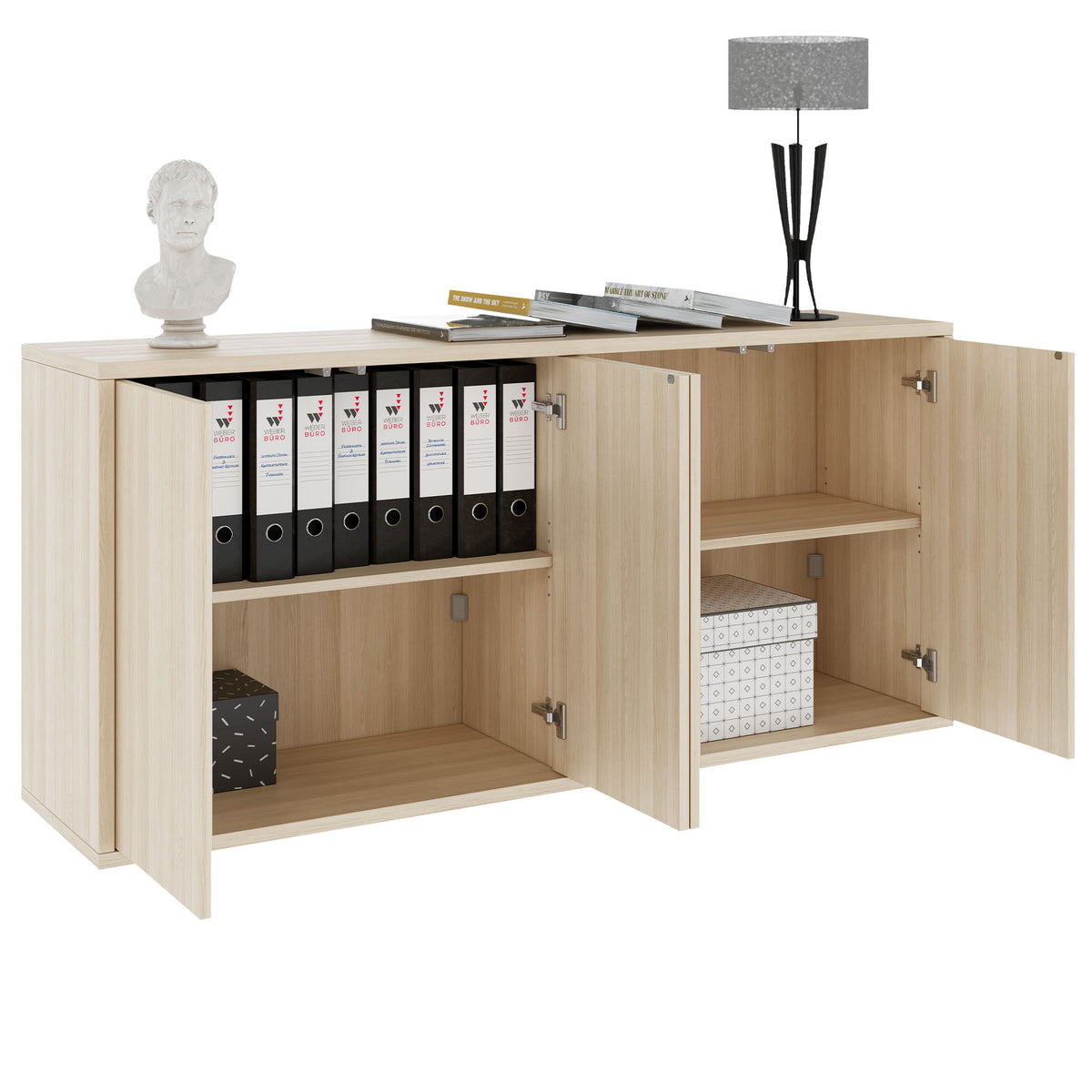 NOVA Sideboard | 2 OH, 1615 x 750 mm, Sandesche - 9 Lightbox Main Image