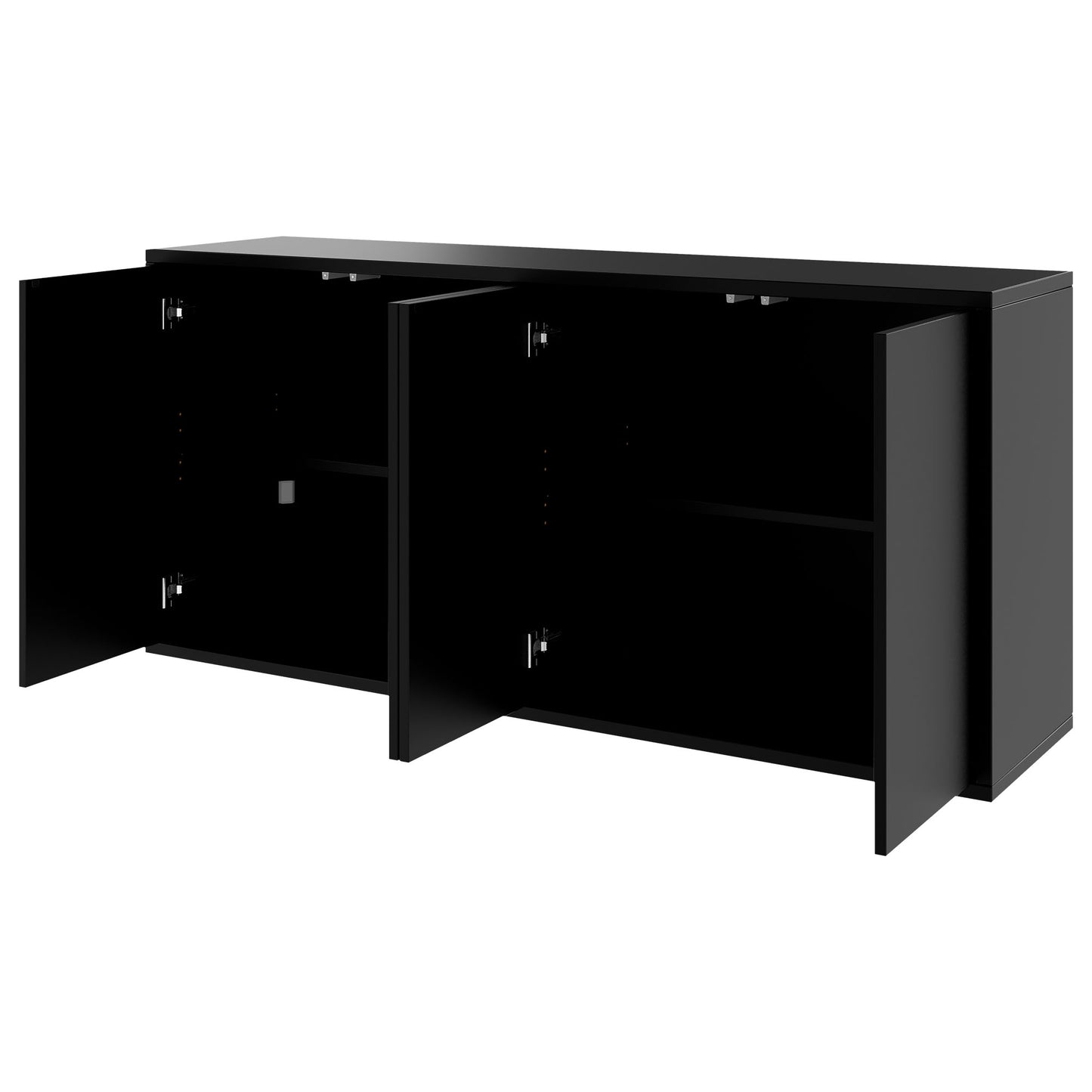 Buffet NOVA | 2 OH, 1615 x 750 mm, noir