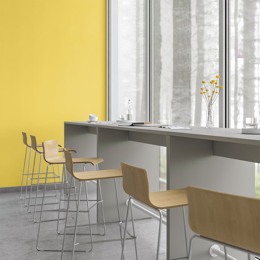 MOON WOOD Sgabello da bar | Frame di coppia | Guscio di sedile MDF | Frame metallico | Impilabile