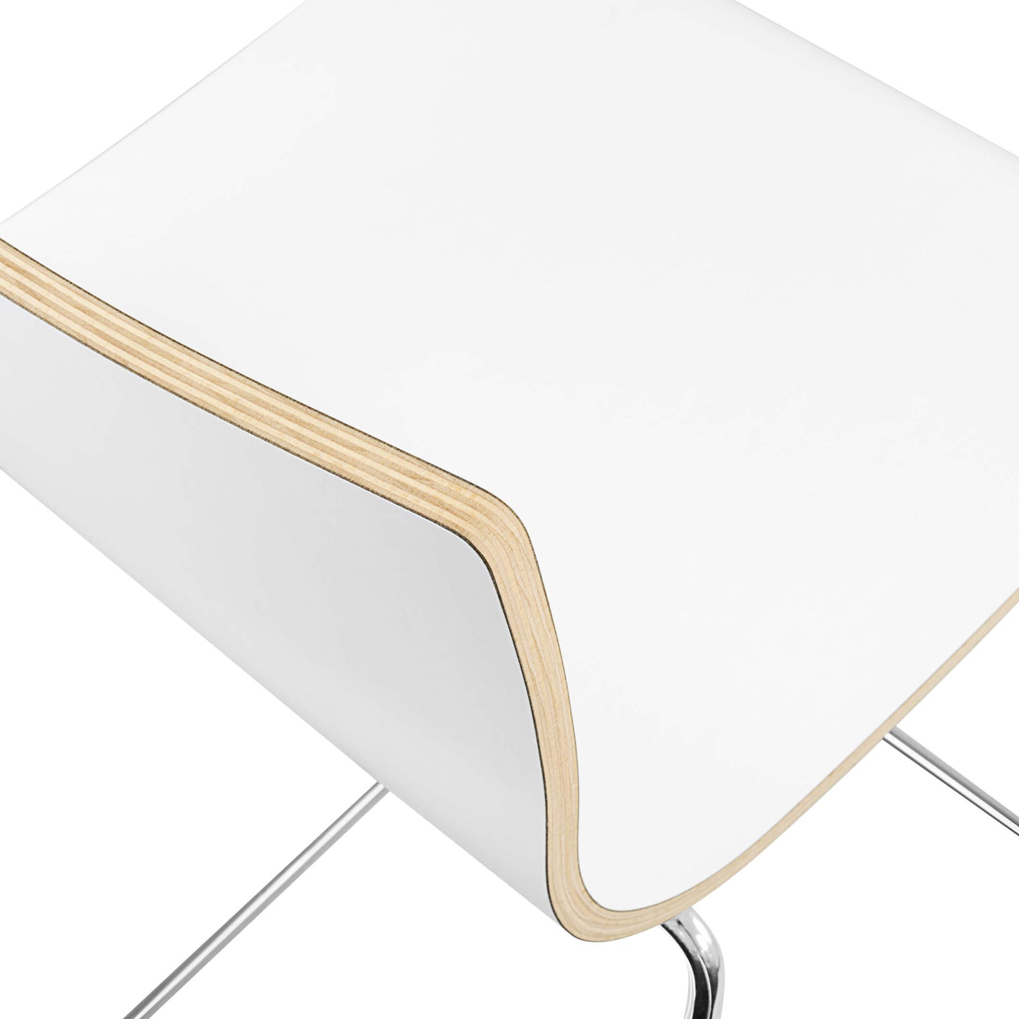 MOON WOOD Sgabello da bar | Frame di coppia | Guscio di sedile MDF | Frame metallico | Impilabile