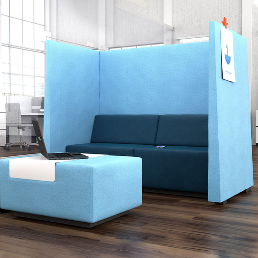 JAZZ Silent Seating | Lounge system, wool covers Velito / Synergy