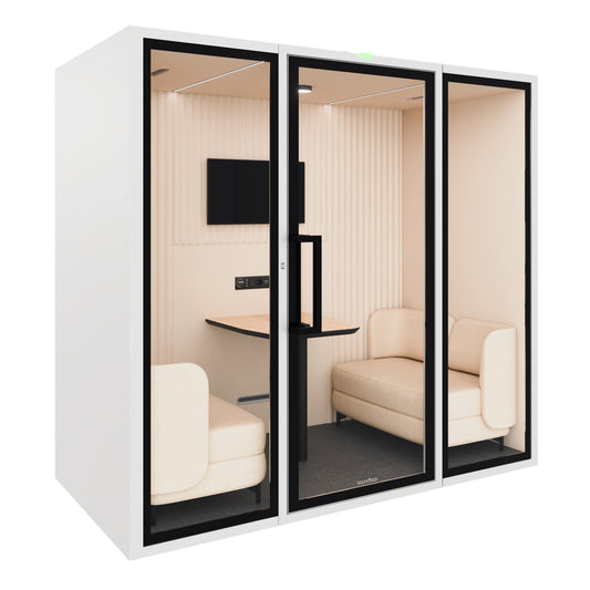 Soundbox ART ML Meetingbox | Raum-in-Raum, Schallschutz Klasse A, Für 4 Personen