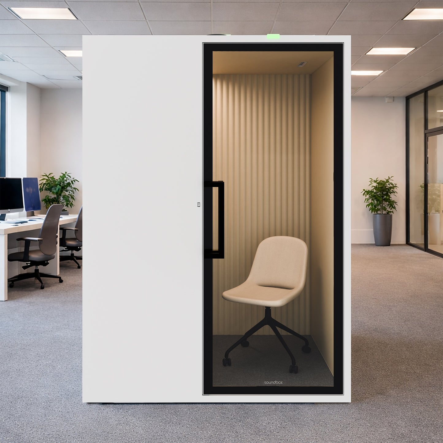 Soundbox ART M Telefonbox | Raum-in-Raum, Schallschutz Klasse A, Für 1 Person