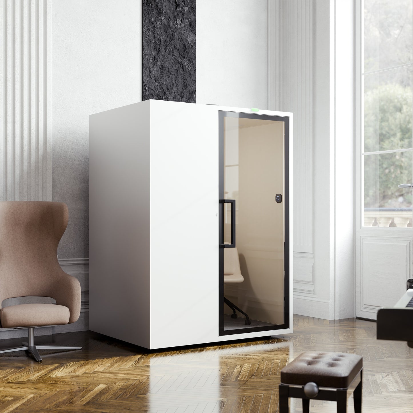 Soundbox ART M Telefonbox | Raum-in-Raum, Schallschutz Klasse A, Für 1 Person
