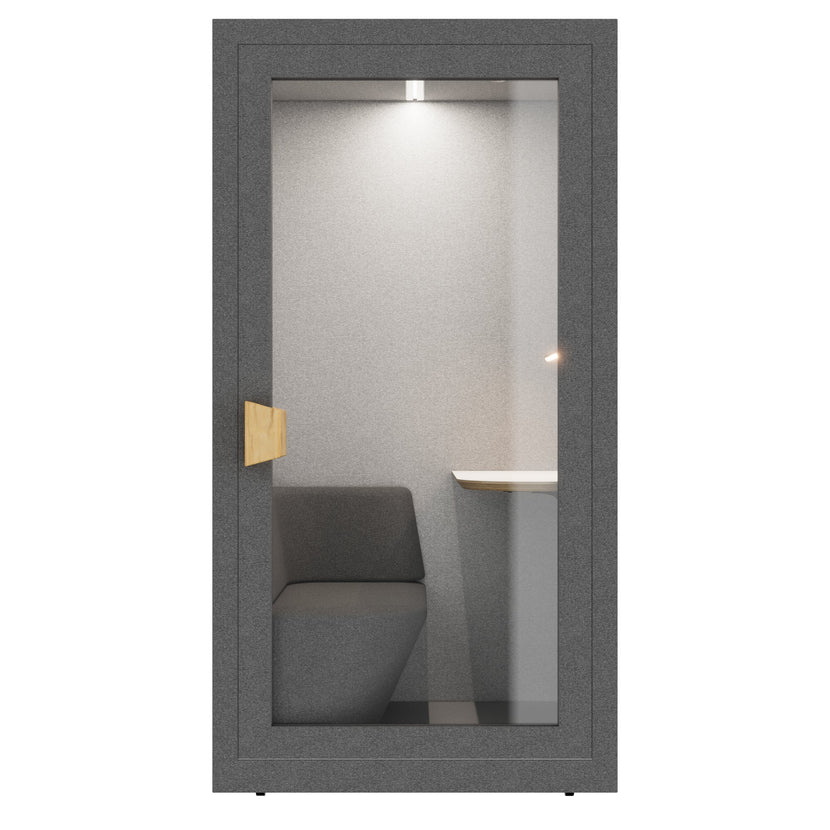 Soundbox calma | Cabina telefonica raschiata, per 1 persona