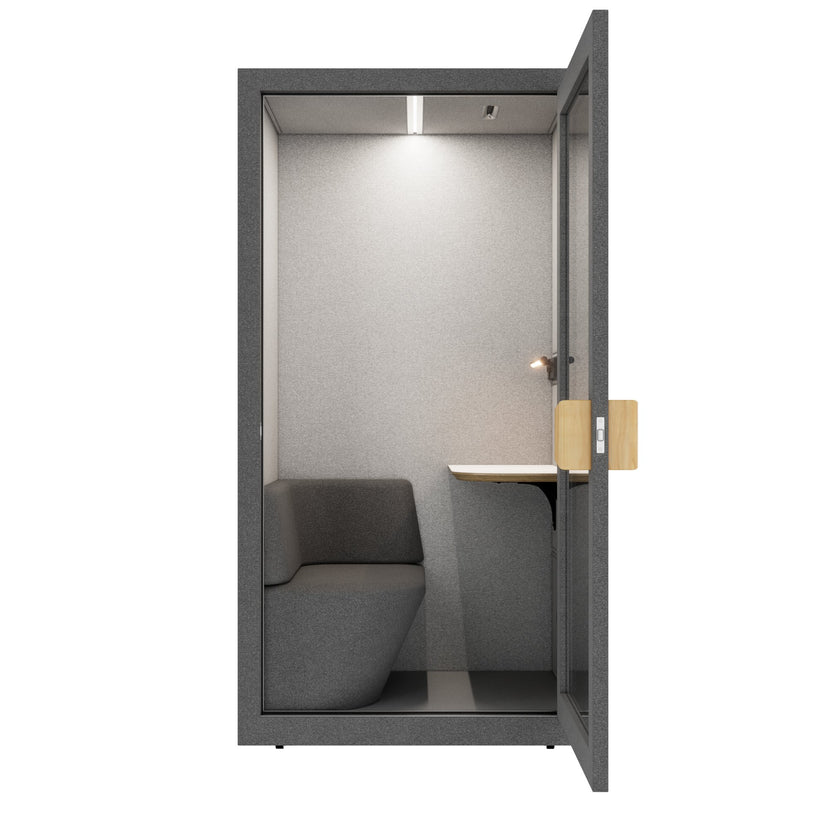 Soundbox calma | Cabina telefonica raschiata, per 1 persona