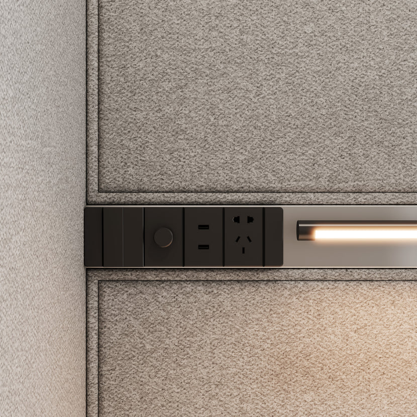 Soundbox calma | Cabina telefonica raschiata, per 1 persona