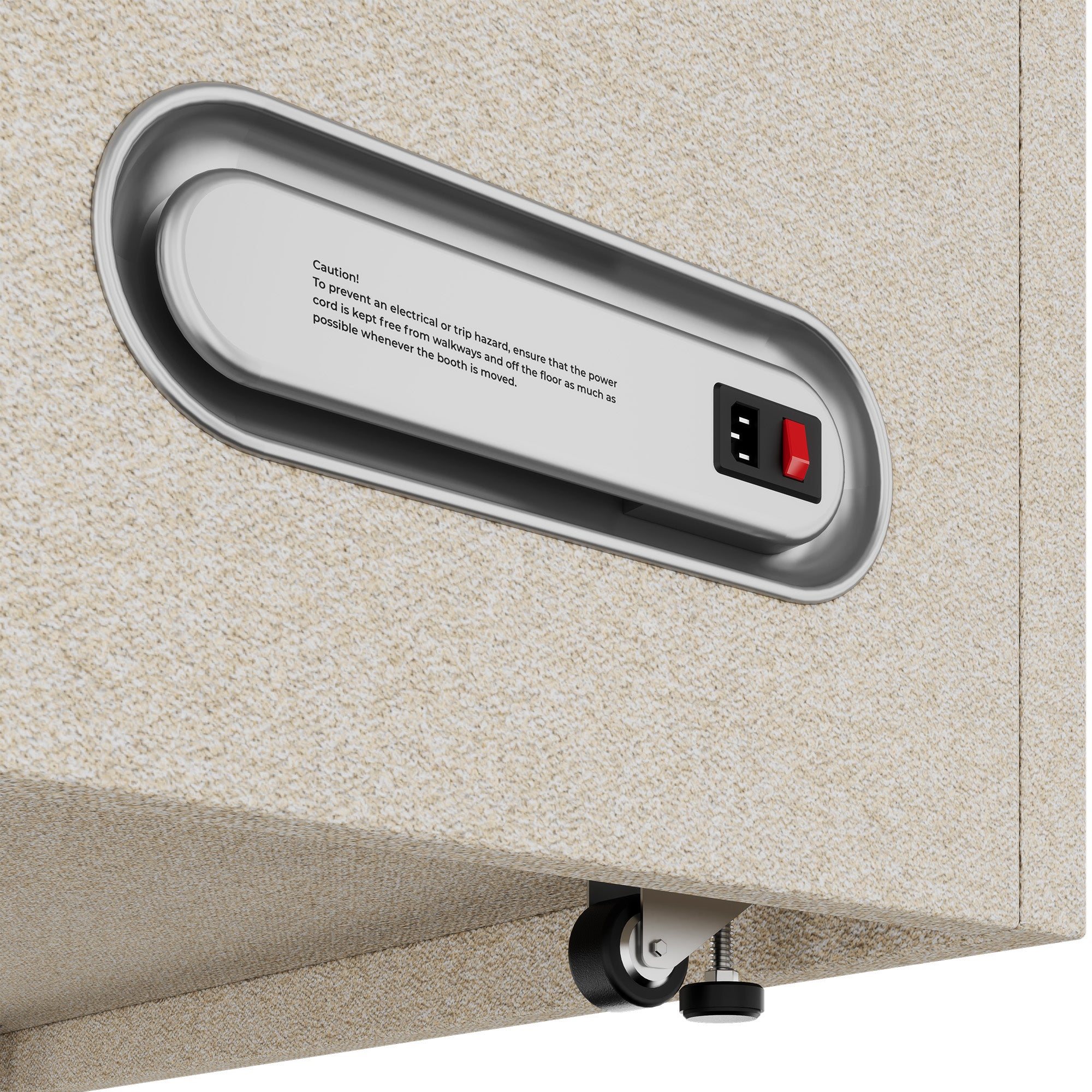 Soundbox calma | Cabina telefonica raschiata, per 1 persona