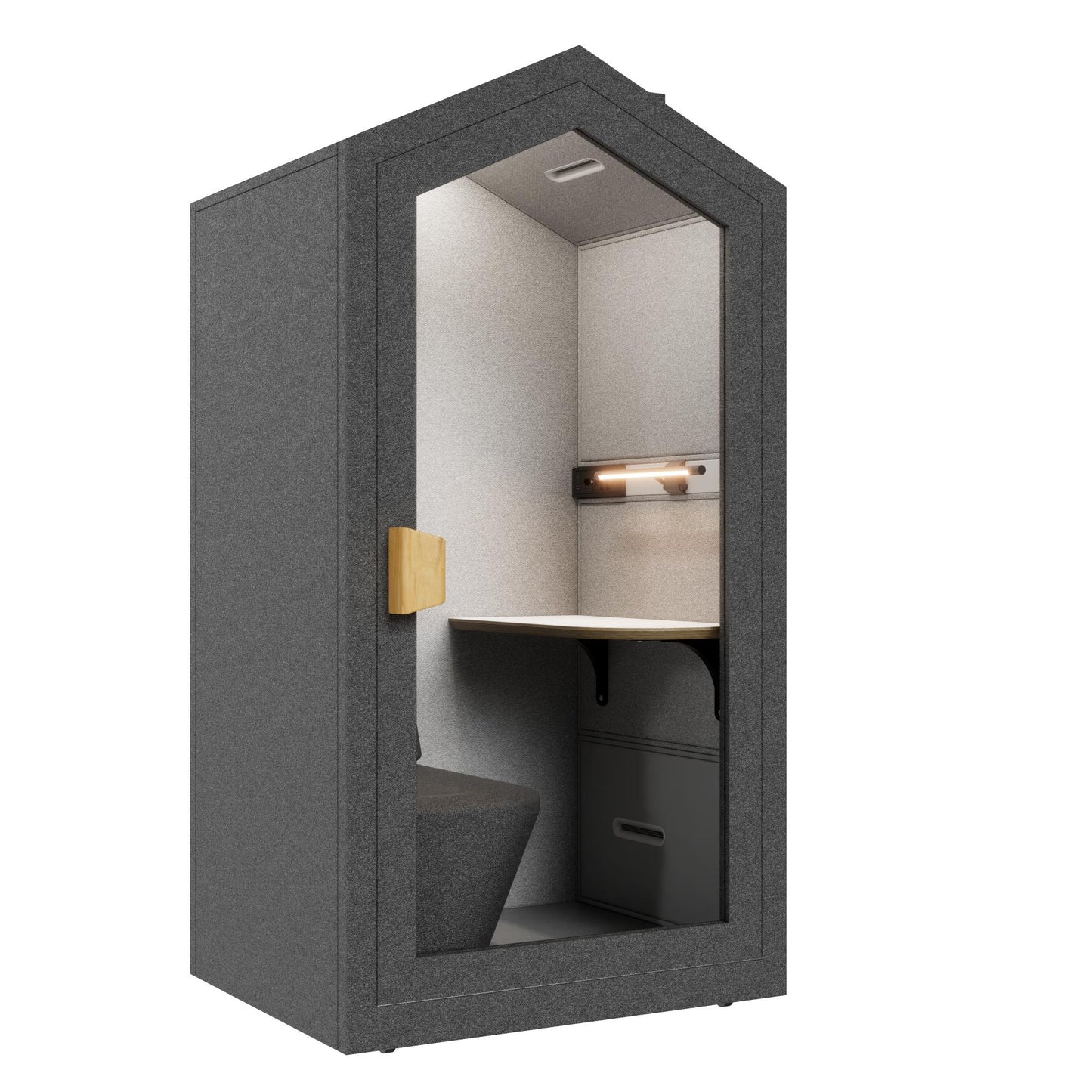 Soundbox QUIET HOUSE | Schallisolierte Telefonbox, für  1 Person