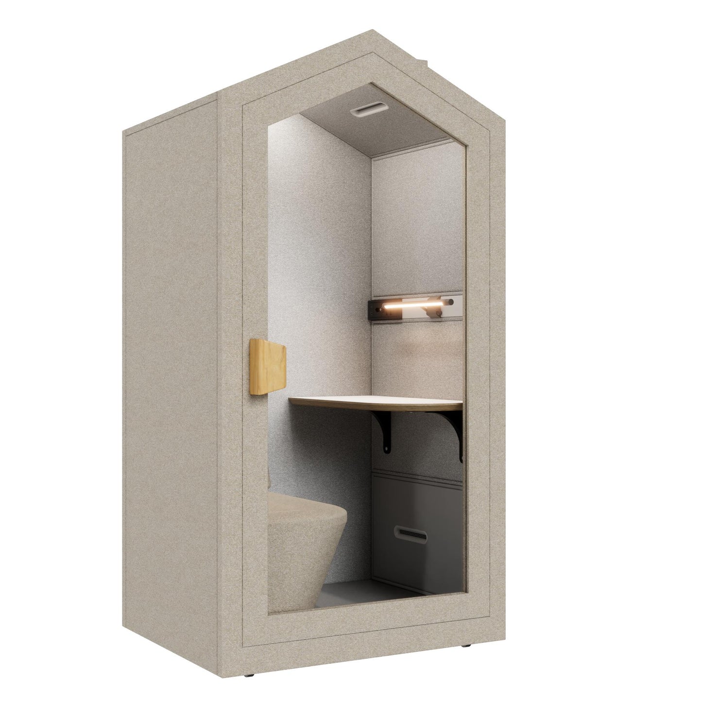 Soundbox QUIET HOUSE | Schallisolierte Telefonbox, für  1 Person
