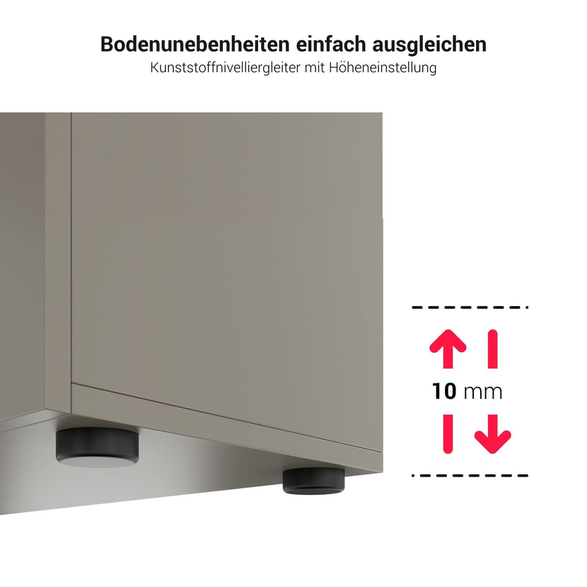 NOVA Broche | 800 x 1092 - 1444 mm (6 - 8 casiers), érable / blanc
