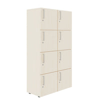 NOVA Spind | 800 x 1092 - 1444 mm (6 - 8 lockers), maple