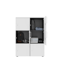 NOVA Spind | 800 x 1092 - 1444 mm (6 - 8 lockers), anthracite / white