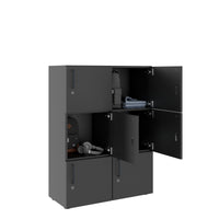 Nova Spind | 800 x 1092 - 1444 mm (6 - 8 lockers), anthracite