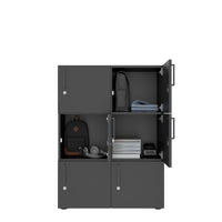 Nova Spind | 800 x 1092 - 1444 mm (6 - 8 lockers), anthracite