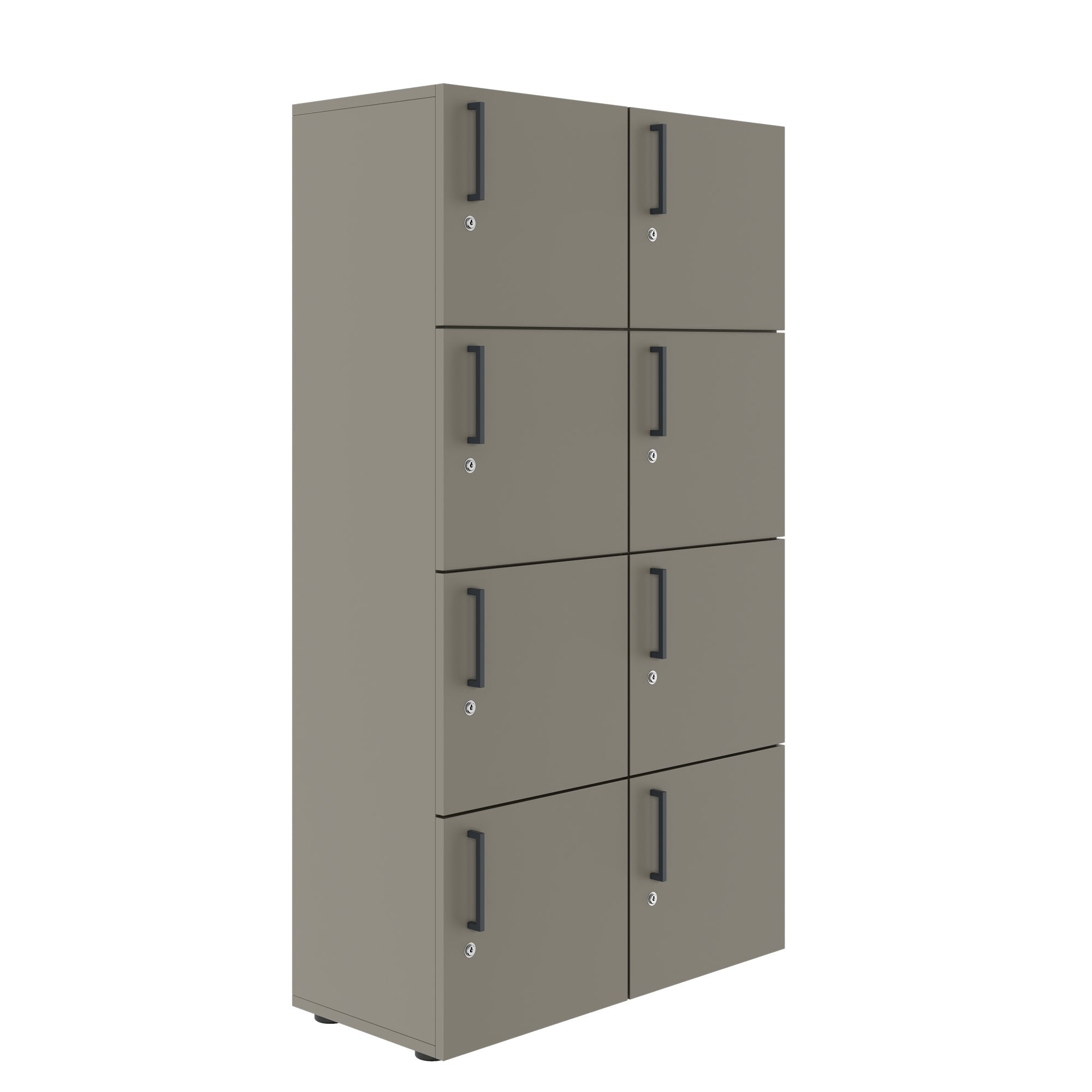 NOVA Spind | 800 x 1092 - 1444 mm (6 - 8 lockers), cubanite gray