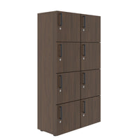 Nova Spind | 800 x 1092 - 1444 mm (6 - 8 lockers), walnut