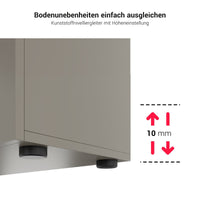 NOVA Lockers | 800 x 1092 - 1444 mm (6 - 8 lockers), sand tray