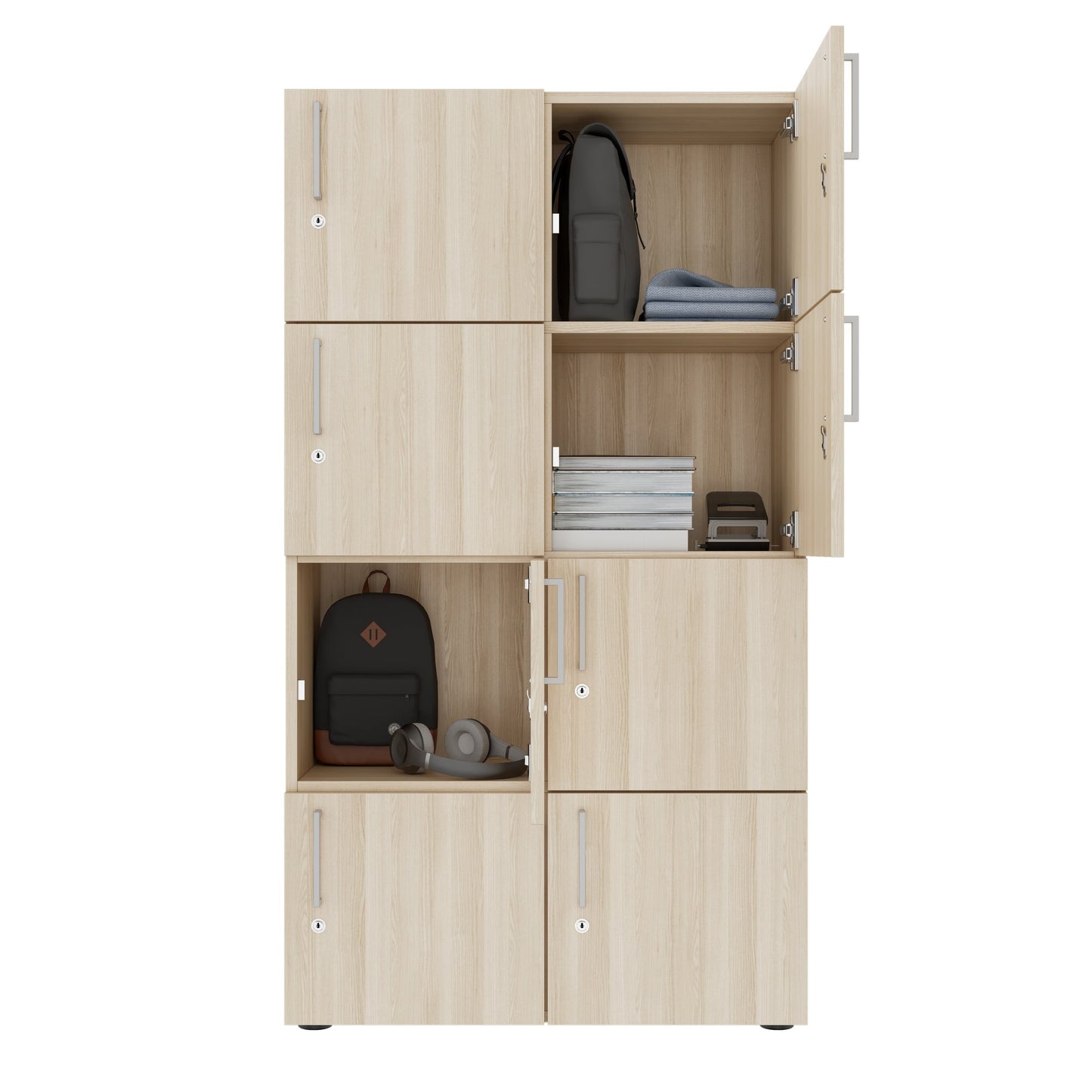 NOVA Lockers | 800 x 1092 - 1444 mm (6 - 8 lockers), sand tray