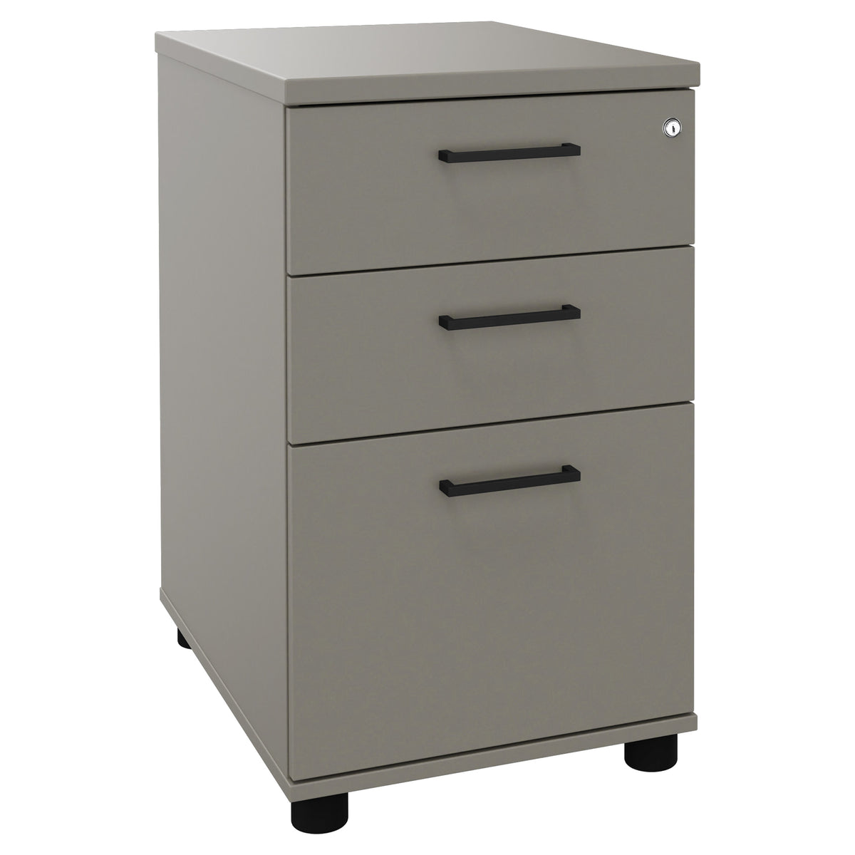 OPTIMA standing container | 600 mm deep, cubanite gray - 1 Lightbox Main Image