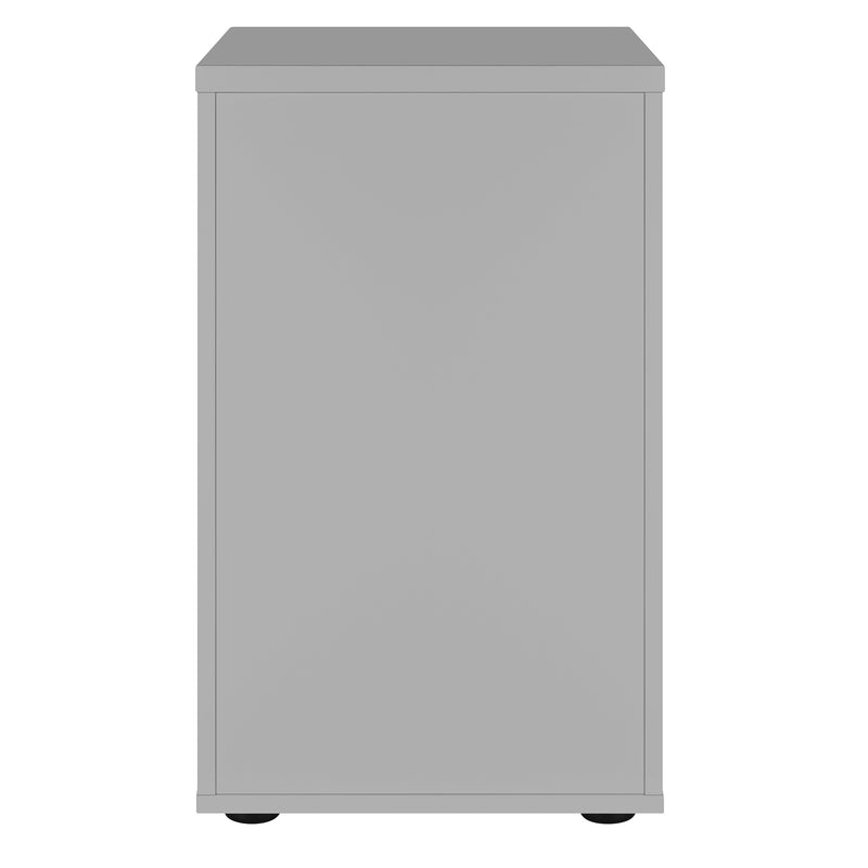OPTIMA standing container | 600 mm deep, pearl gray - 2 Main Image