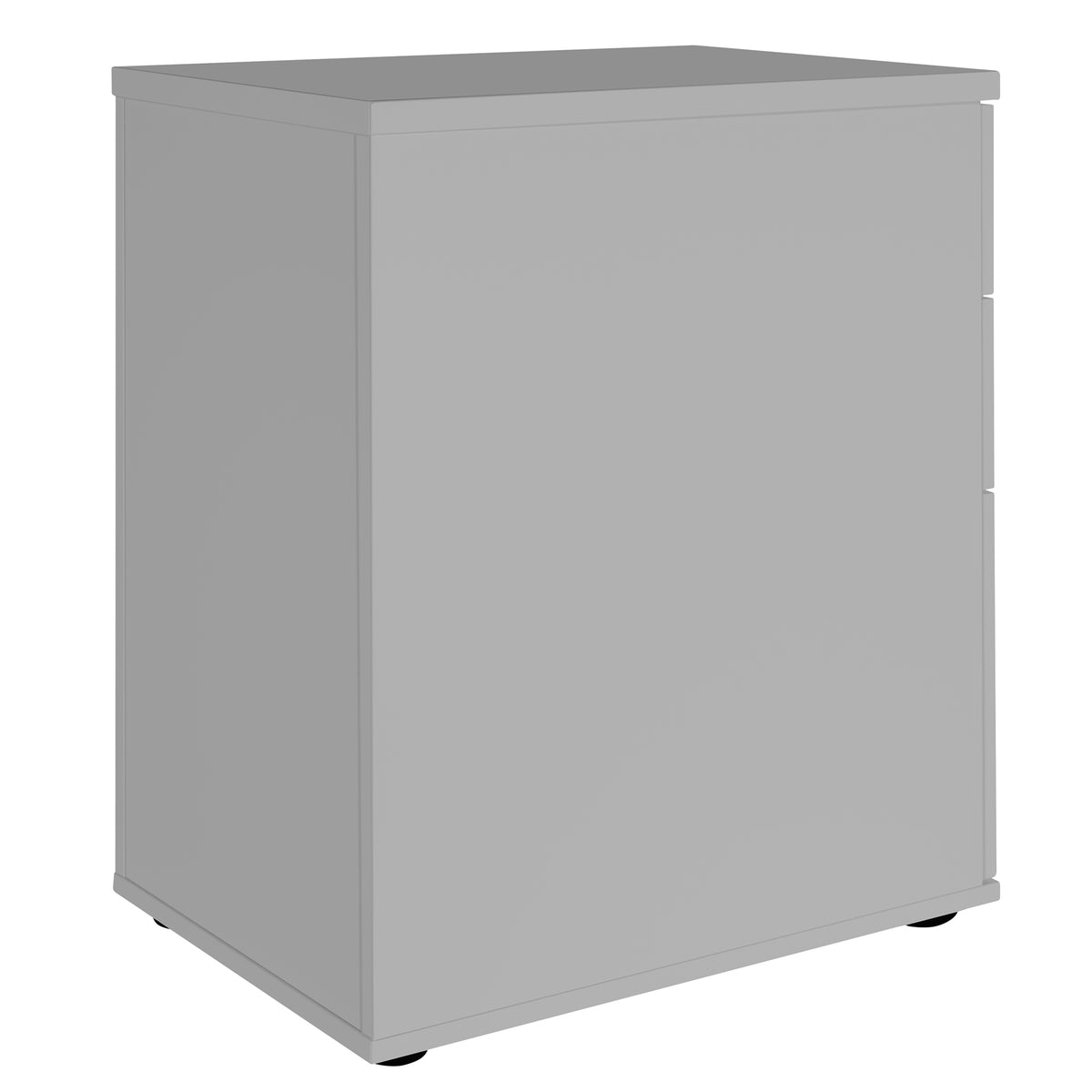 OPTIMA standing container | 600 mm deep, pearl gray - 3 Lightbox Main Image